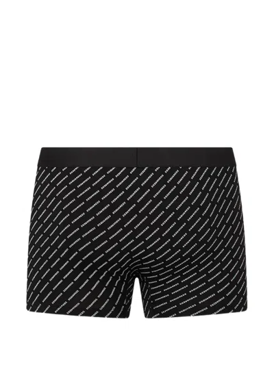 Dsquared2 Logo-print Trunks In Black