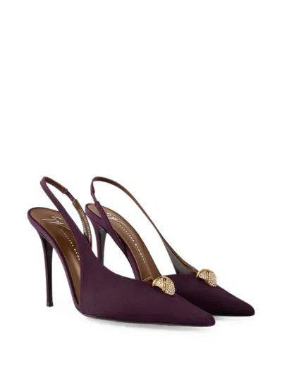 Giuseppe Zanotti Slingback Cocktail 105 In Pink