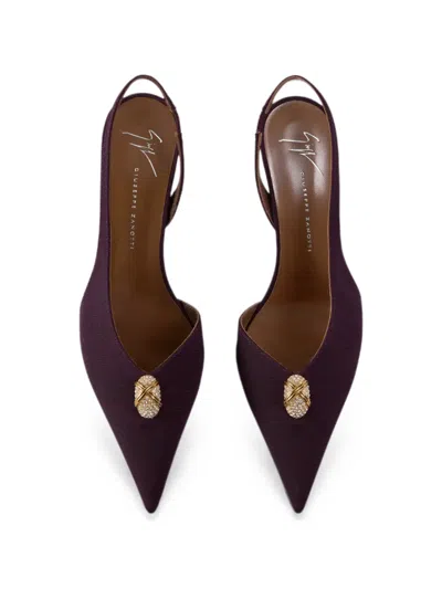 Giuseppe Zanotti Slingback Cocktail 105 In Pink