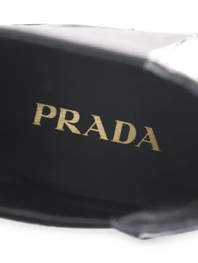 Pre-owned Prada 2010s Side-gore Ankle Boots In Black