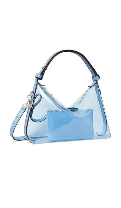 Tory Burch Mellow Clear Shoulder Bag In Blue