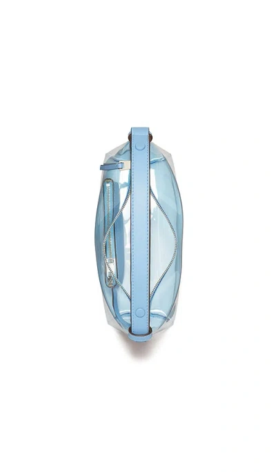 Tory Burch Mellow Clear Shoulder Bag In Blue
