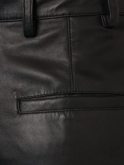 Giuseppe Di Morabito Leather Flared Pants In Black