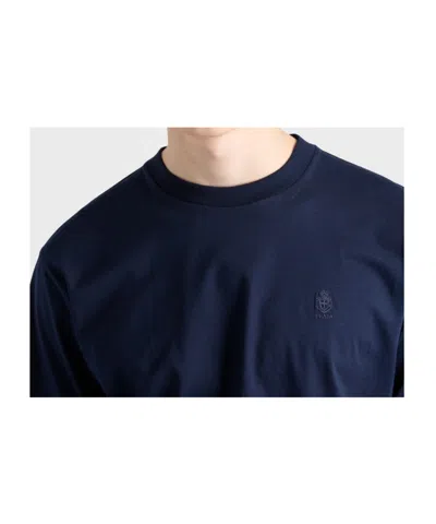 Prada Cotton T-shirt In Blue
