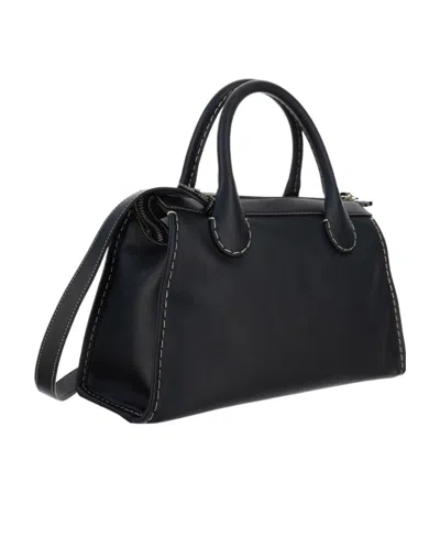 Chloé Edith Medium Tote Bag In Black