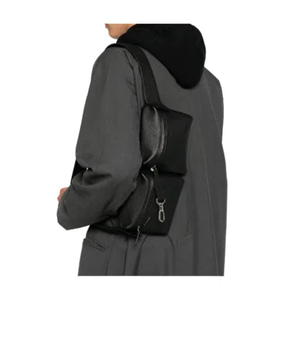 Givenchy Multipocket Leather Belt Bag In Black
