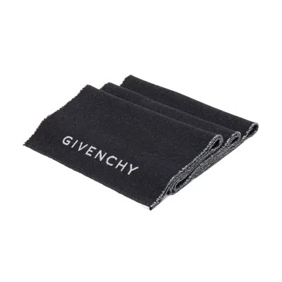 Givenchy Patterned Scarf In Black