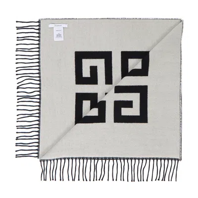 Givenchy Patterned Scarf In Black
