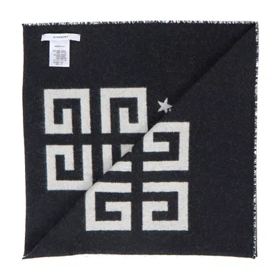 Givenchy Patterned Scarf In Black