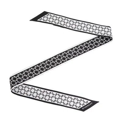 Givenchy Pointed Silk Scarf In Black