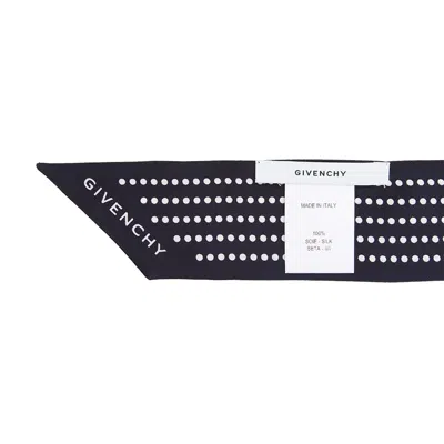 Givenchy Pointed Silk Scarf In Black