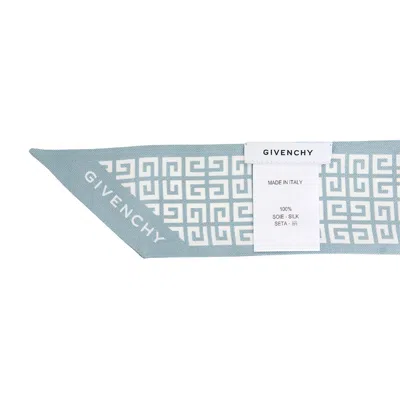 Givenchy Pointed Silk Scarf In Gray