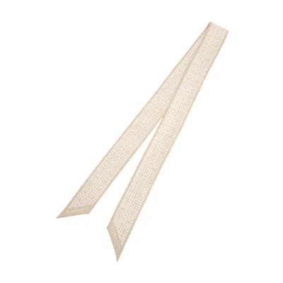 Givenchy Pointed Silk Scarf In Neutral