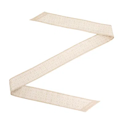 Givenchy Pointed Silk Scarf In Neutral