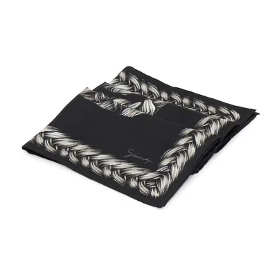 Givenchy Pattern Scarf In Black