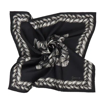 Givenchy Pattern Scarf In Black