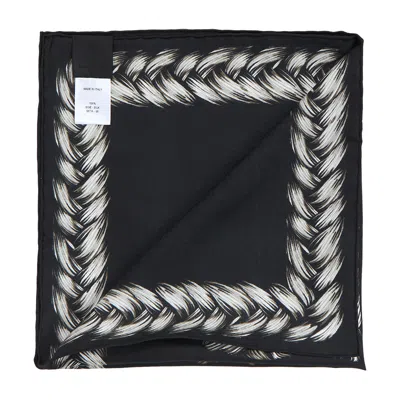 Givenchy Pattern Scarf In Black