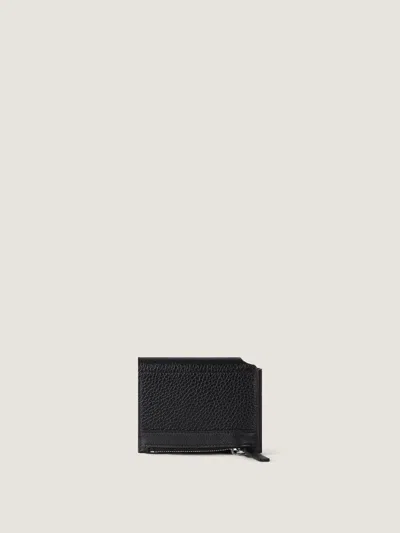 Givenchy Folded Leather Wallet In Black