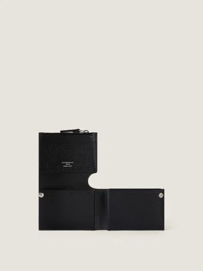 Givenchy Folded Leather Wallet In Black