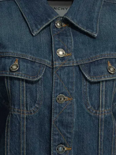 Givenchy Buttoned Jacket In Blue