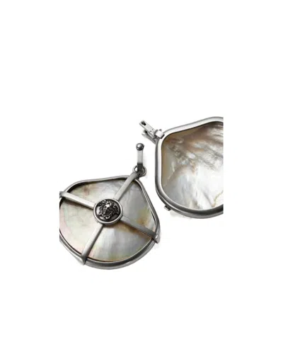 Versace Sea Frames Earrings In Multi