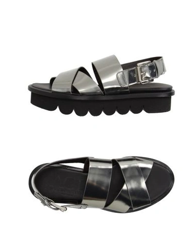 Agl Attilio Giusti Leombruni Sandals In Silver