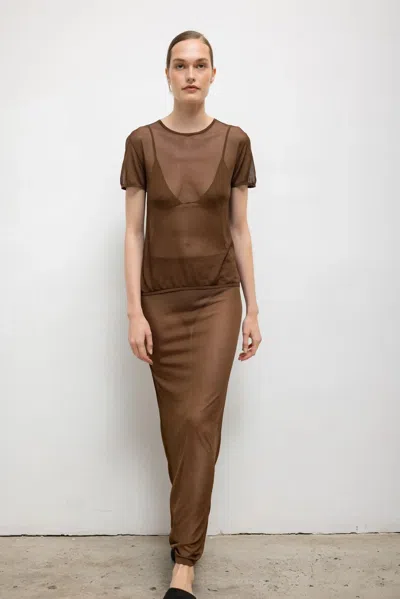 Leset Jack Tee In Brown