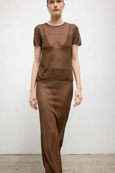 Leset Jack Tee In Brown