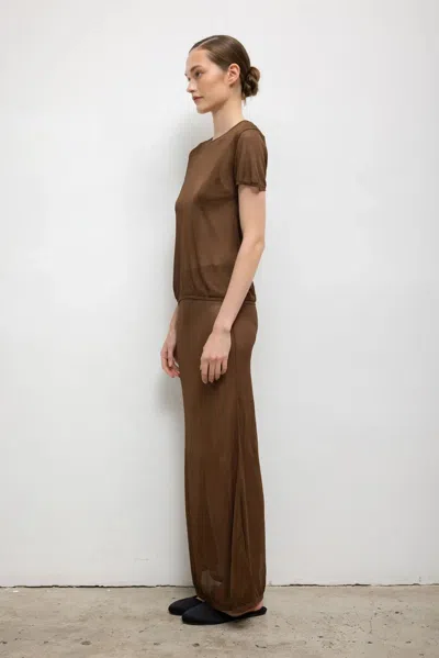 Leset Jack Tee In Brown