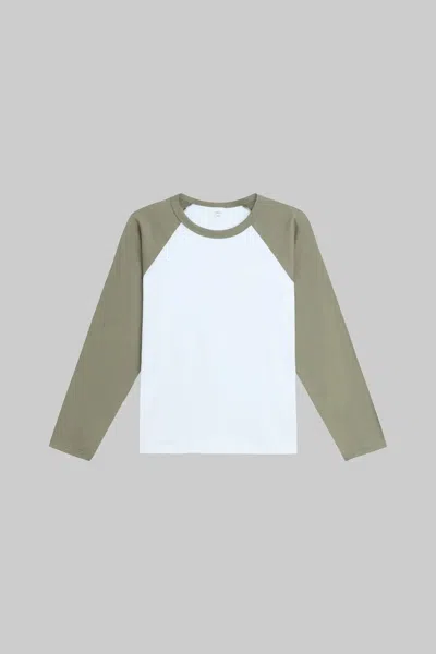 Leset The Margo Long Sleeve Baseball Tee In Multi