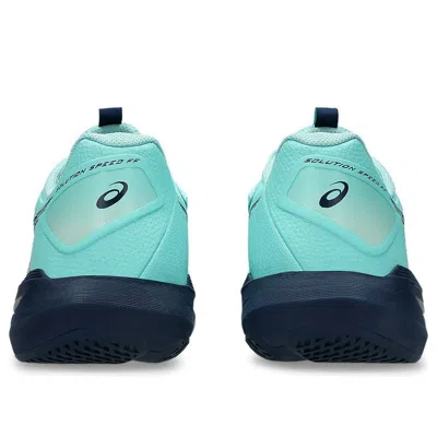 Asics Solution Speed Ff 4 'illuminate Mint Night Sky' In Blue