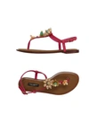 DOLCE & GABBANA DOLCE & GABBANA WOMAN TOE STRAP SANDALS FUCHSIA SIZE 5.5 CALFSKIN,11196970NO 4