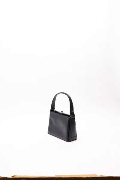Gucci Leather Bag In Blue