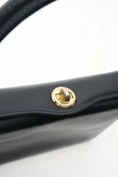 Gucci Leather Bag In Blue