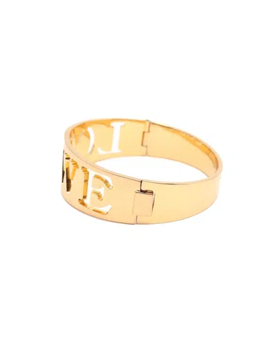 Loewe Logo Bangle In Gold