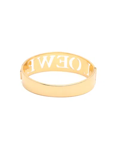 Loewe Logo Bangle In Gold