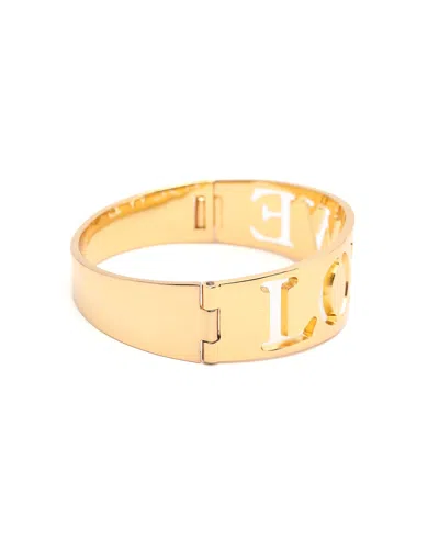 Loewe Logo Bangle In Gold