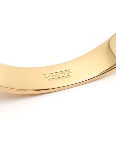 Loewe Logo Bangle In Gold