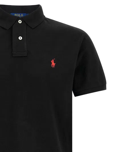 Polo Ralph Lauren Polo En Coton In Black