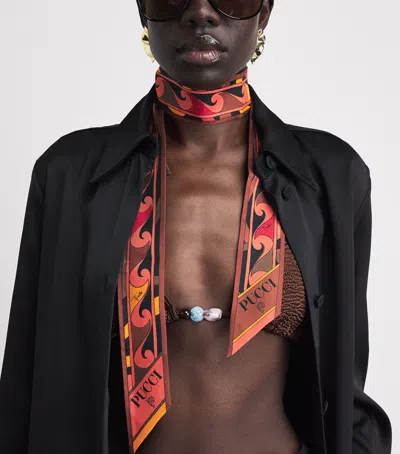 Pucci Silk Printed Scarf