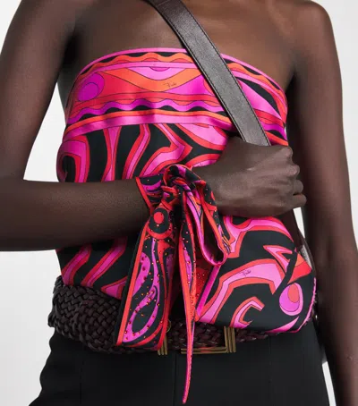 Pucci Embellished Printed Scarf