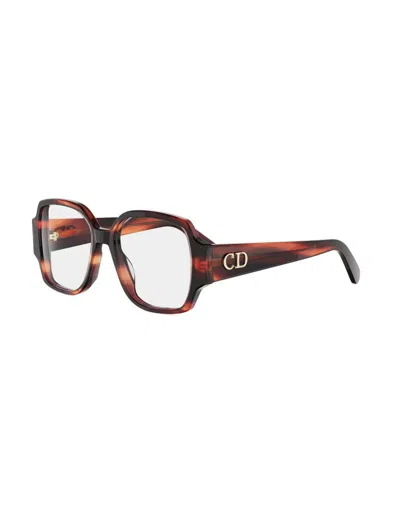Dior Eyewear Square Frame Glasses In Multi