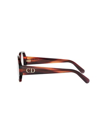 Dior Eyewear Square Frame Glasses In Multi
