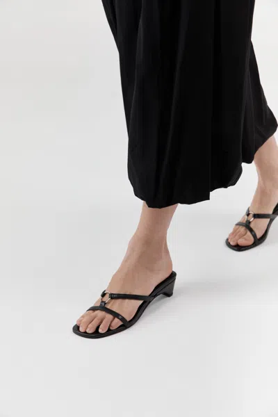 St Agni Multi Strap Heel In Black
