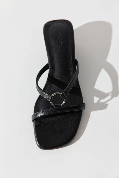 St Agni Multi Strap Heel In Black