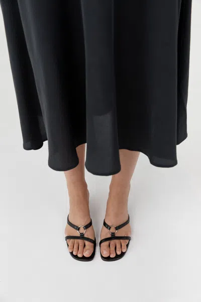 St Agni Multi Strap Heel In Black