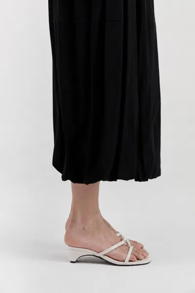 St Agni Multi Strap Heel In White