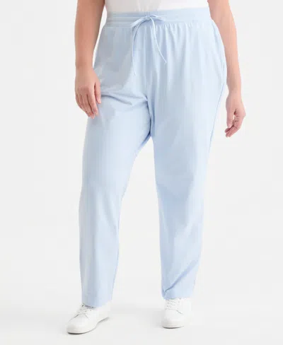 Style & Co Plus Size Knit Pull-on Pants, Exclusively At Macy's In Multi