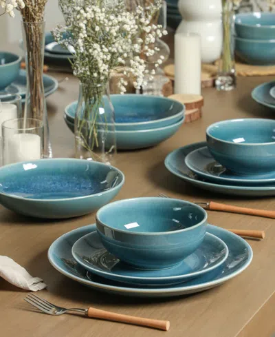 Stone Lain Riley 16pc Dinnerware Set In Animal Print