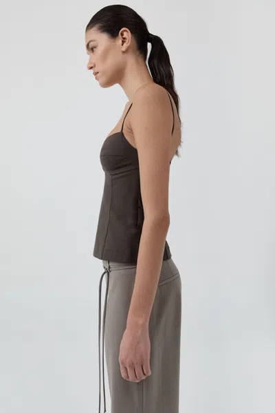 St Agni Studio Cami In Brown
